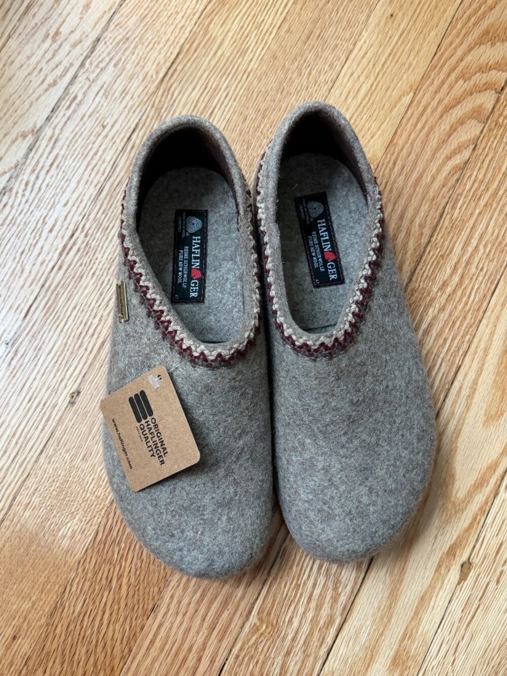 New Haflinger GZH Zigzag Unisex Slipper